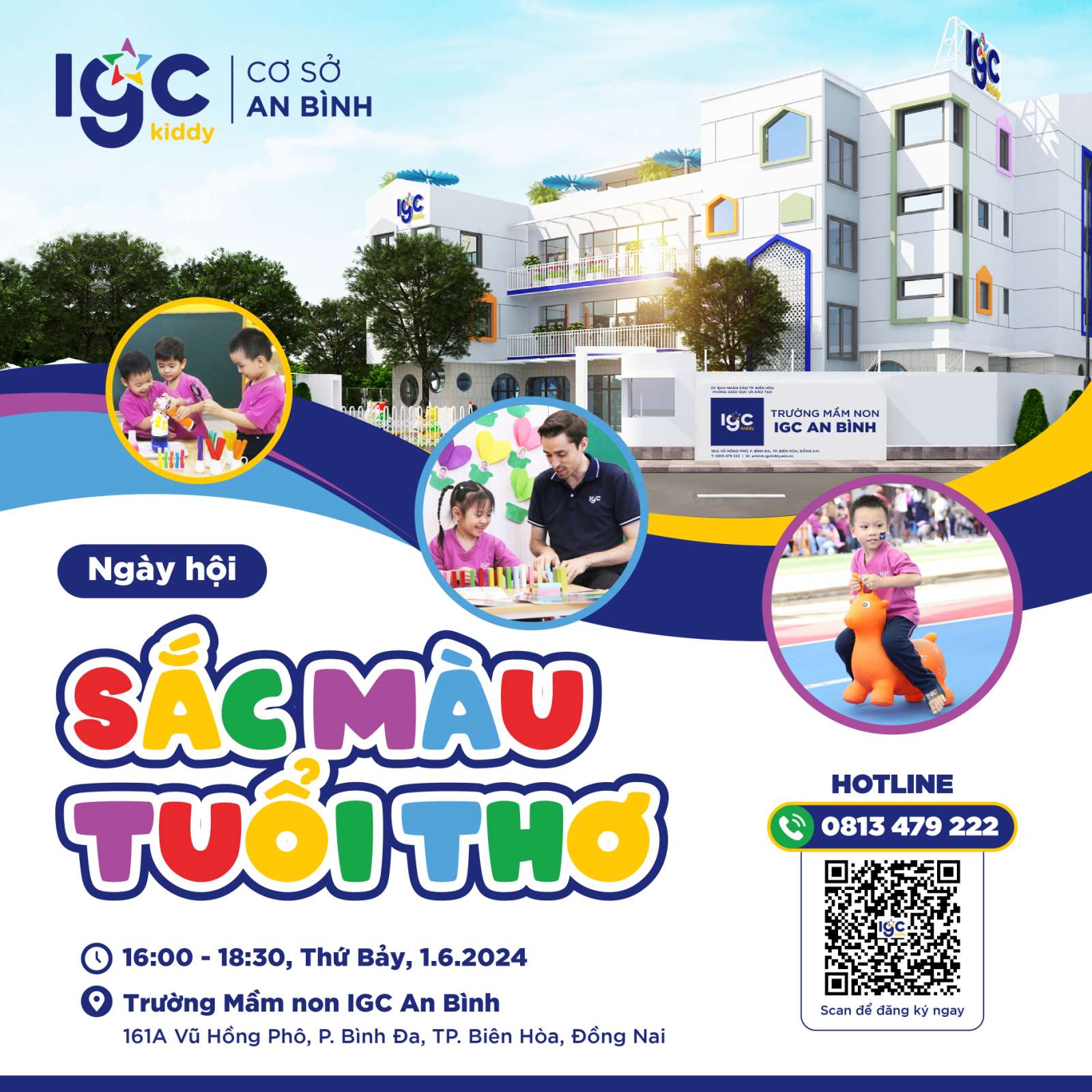 ĐĂNG KÝ THAM GIA "NGÀY HỘI SẮC MÀU TUỔI THƠ" 1.6  NGAY HÔM NAY