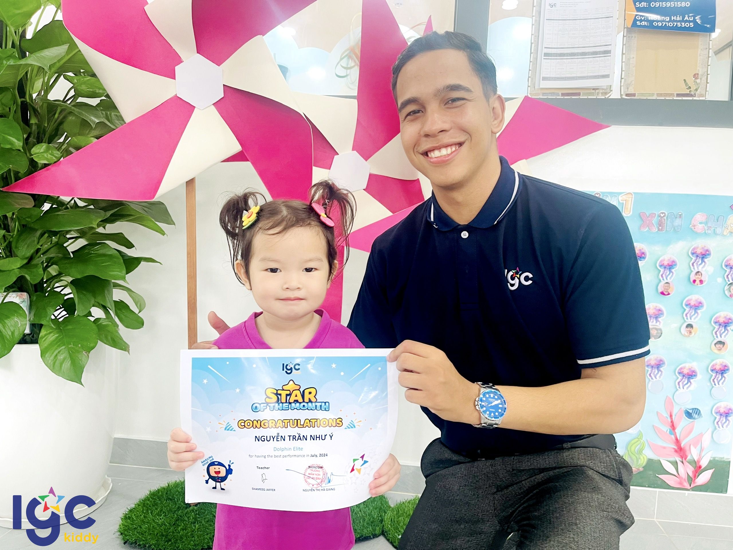 [IGC KIDDY CƠ SỞ AN BÌNH] STAR OF THE MONTH – NGÔI SAO CỦA THÁNG