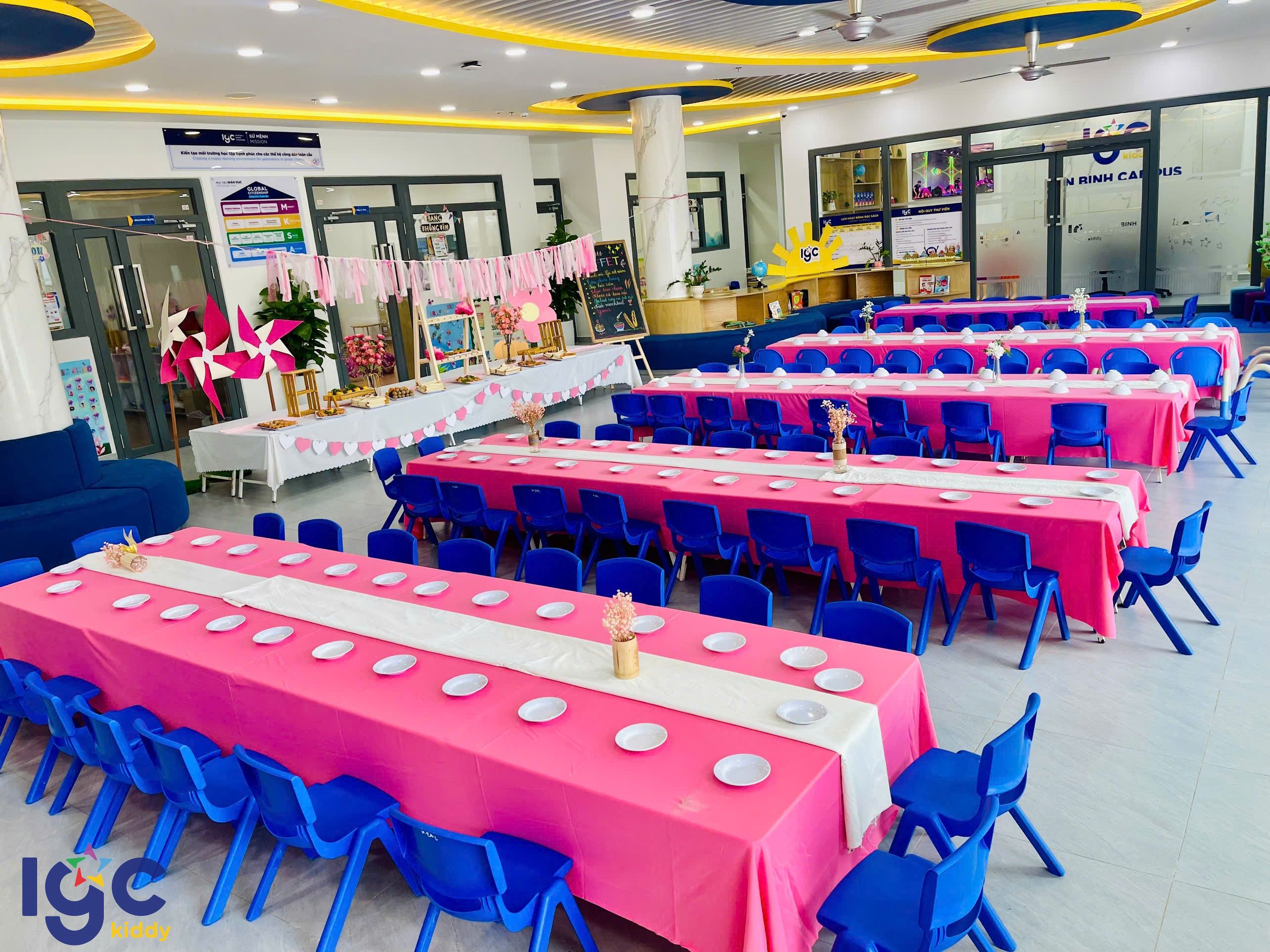 [IGC KIDDY CƠ SỞ AN BÌNH] BUFFET THÁNG 8