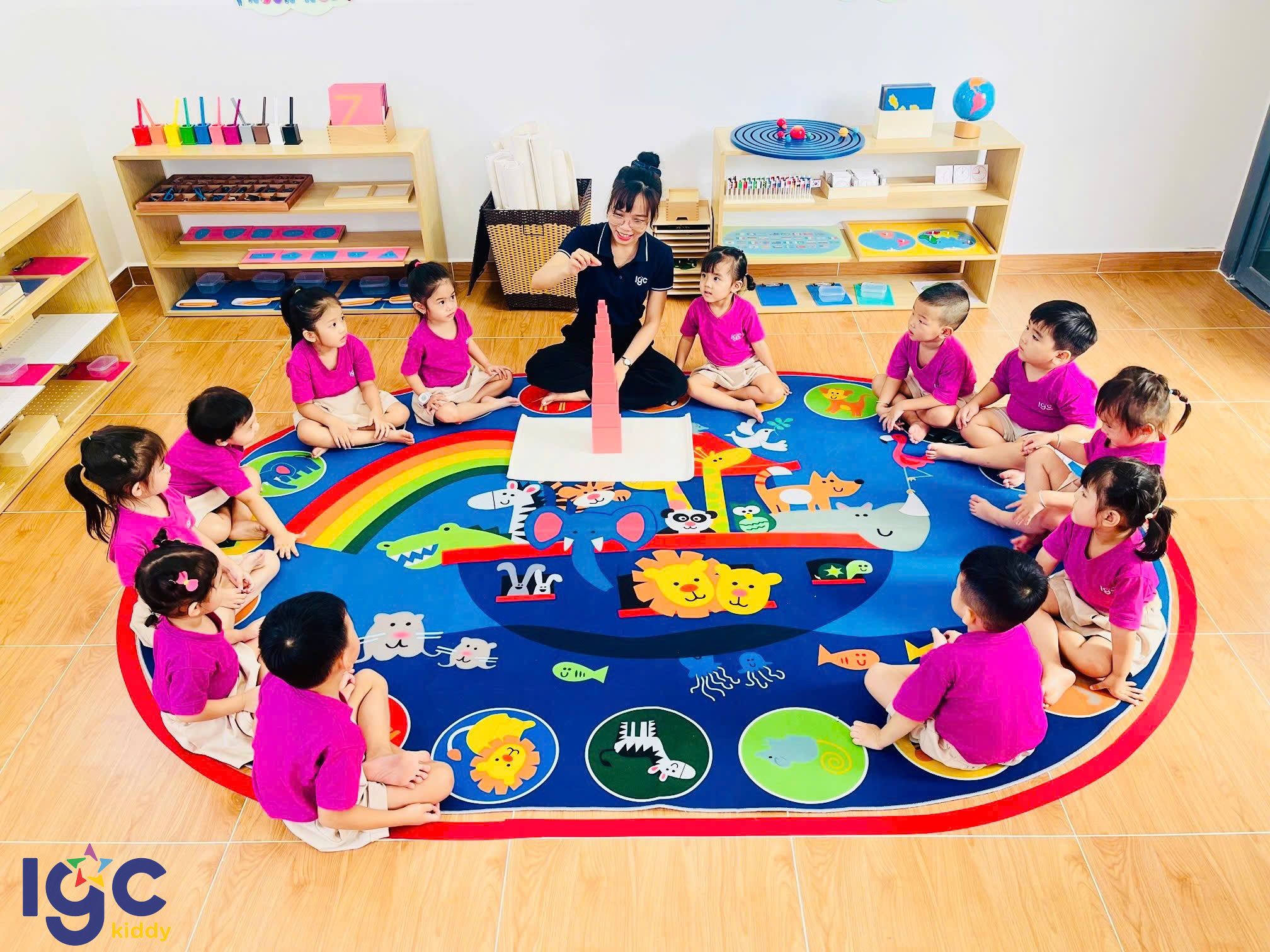 [IGC KIDDY CƠ SỞ AN BÌNH] CÙNG BÉ KHÁM PHÁ GIỜ HOẠT ĐỘNG MONTESSORI