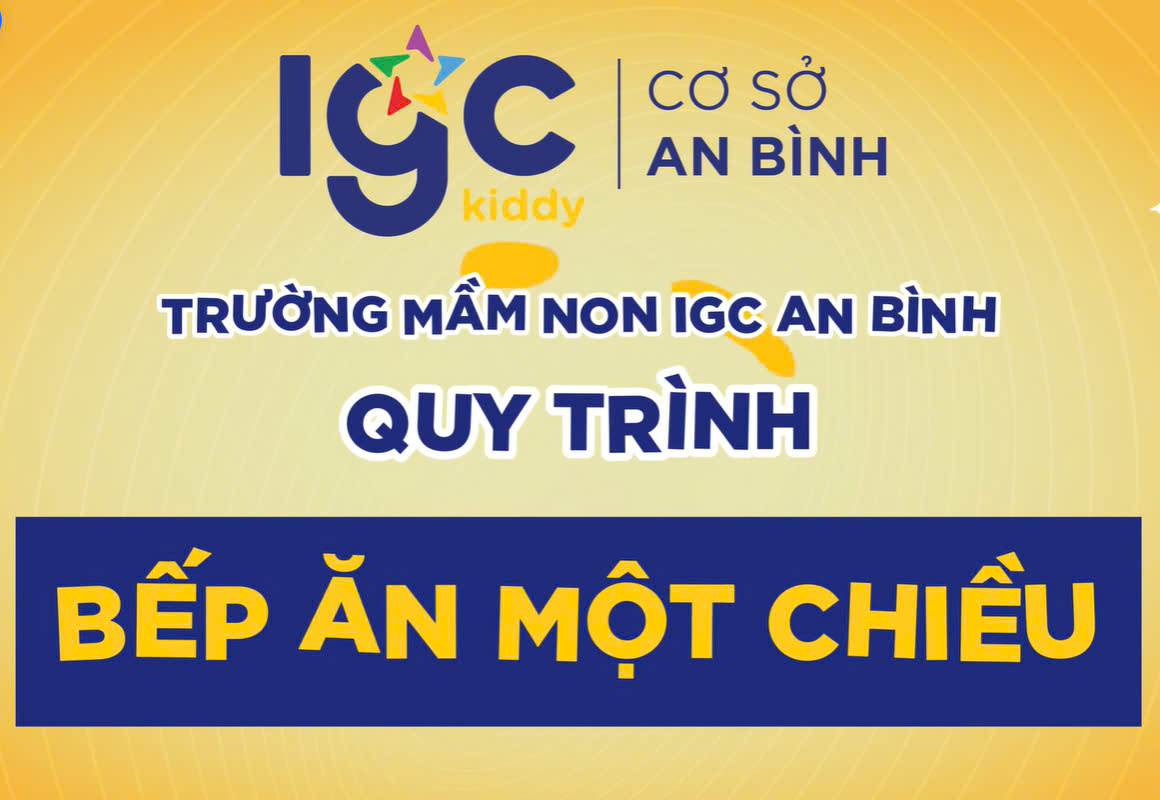 CHUẨN QUY TRÌNH BẾP ĂN MỘT CHIỀU