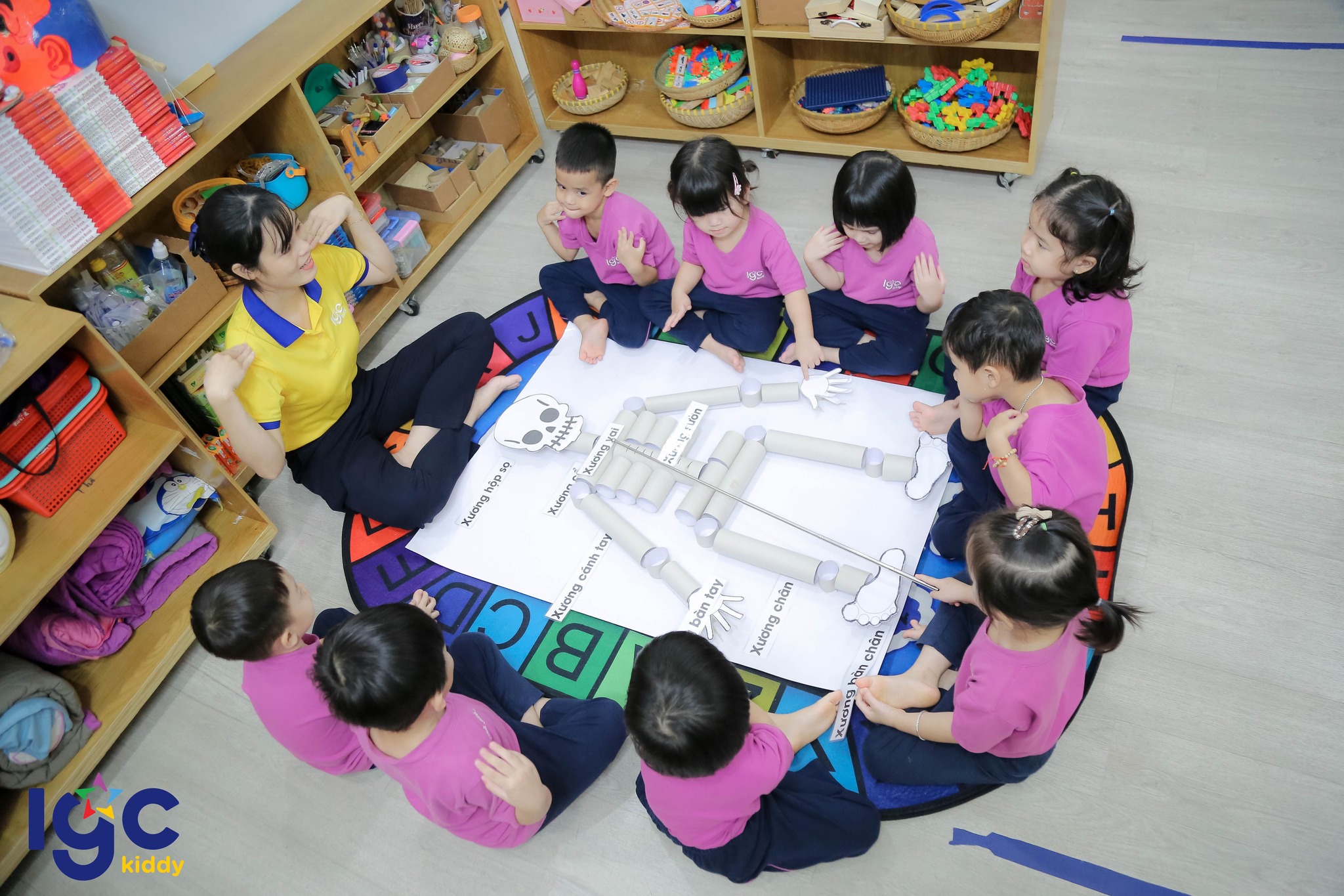 KHÁM PHÁ VỀ HỆ XƯƠNG NGƯỜI CÙNG CÁC BÉ IGC KIDDY