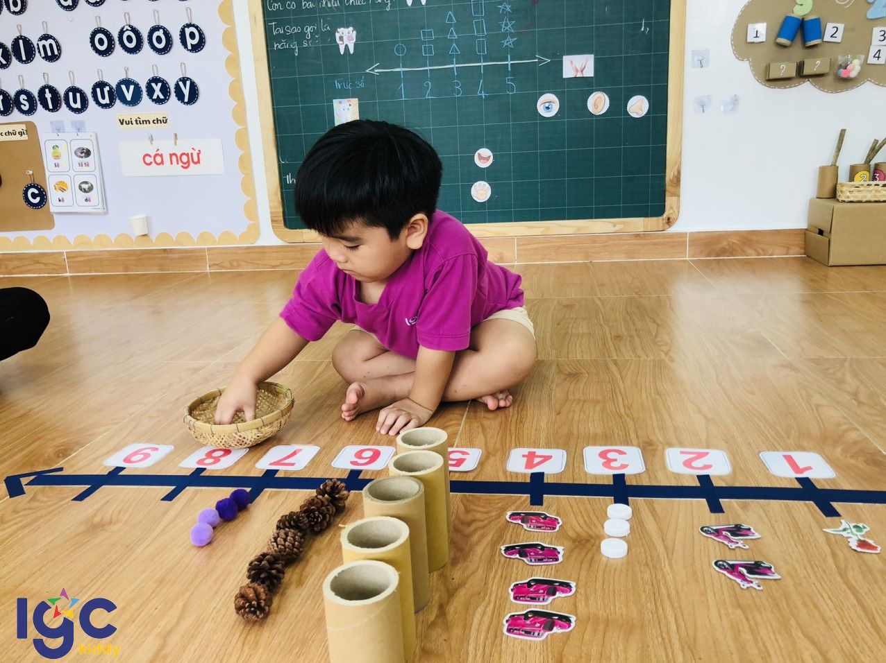 [IGC KIDDY CƠ SỞ AN BÌNH] STEAM TOÁN: TRỤC SỐ