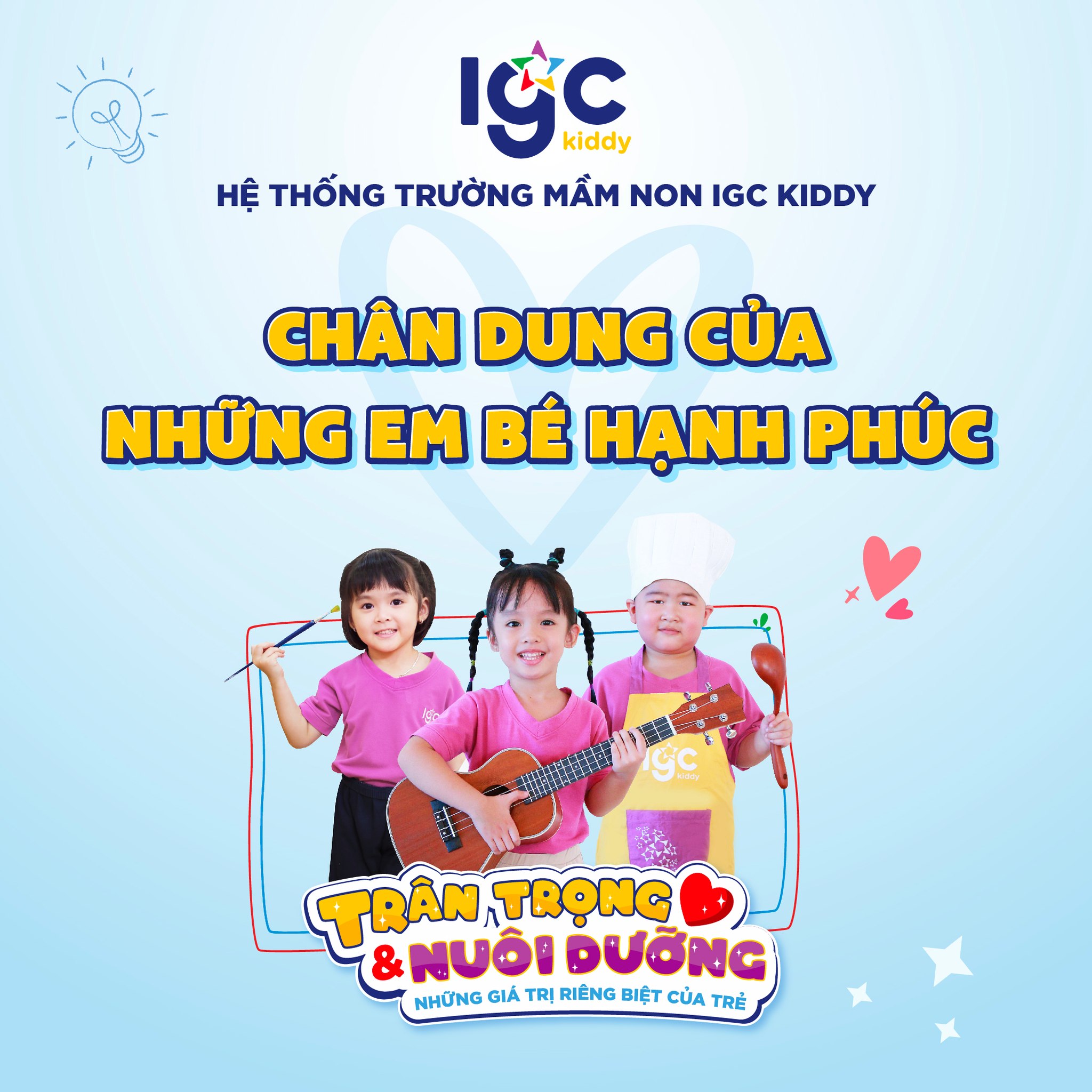 CHÂN DUNG NHỮNG EM BÉ HẠNH PHÚC TẠI IGC KIDDY