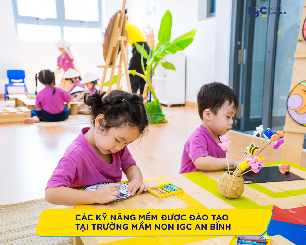 Các kỹ năng mềm được đào tạo tại Trường Mầm Non IGC An Bình