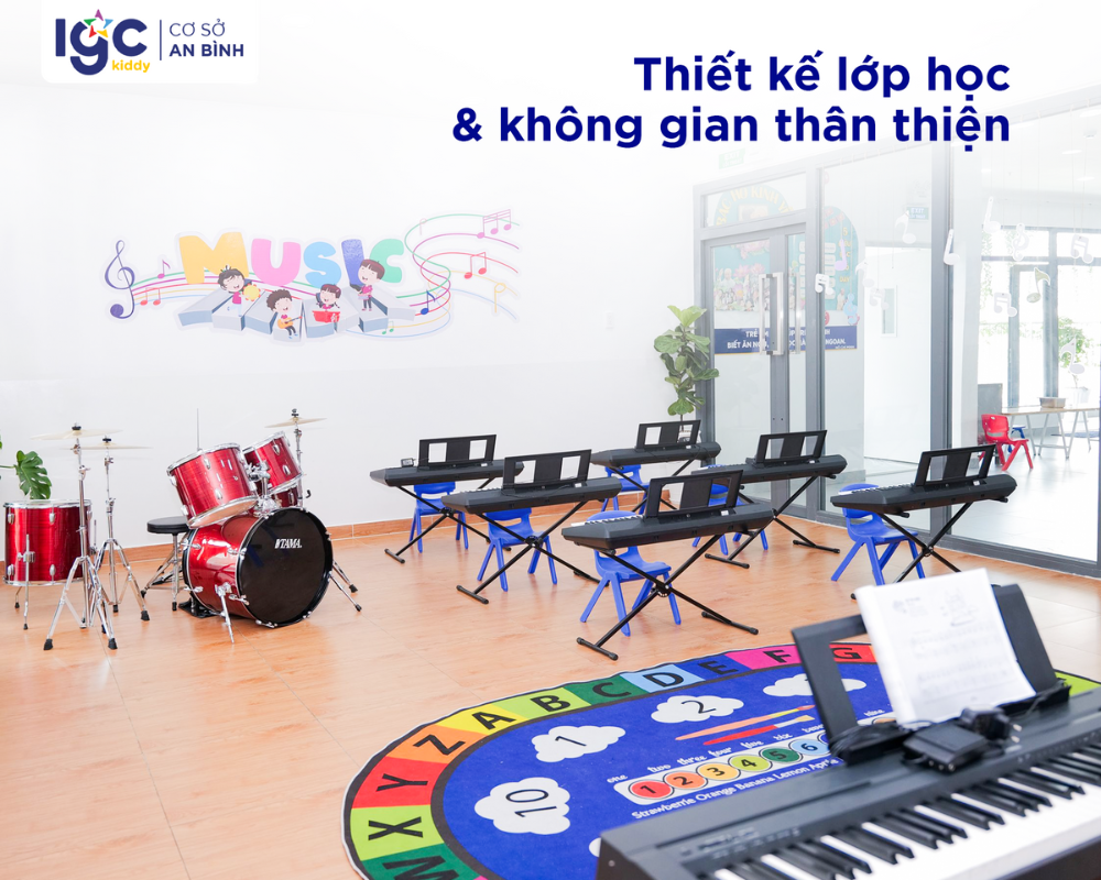 Không gian học tại IGC Kiddy cơ sở An Bình